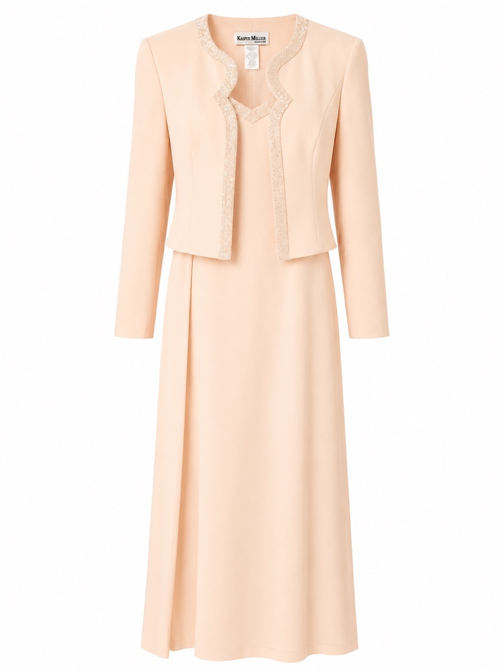 2 piece Karen Miller New York floor length dress